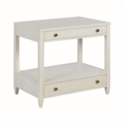 0974-02 - Weston Side Table - Wide - Drift Finish