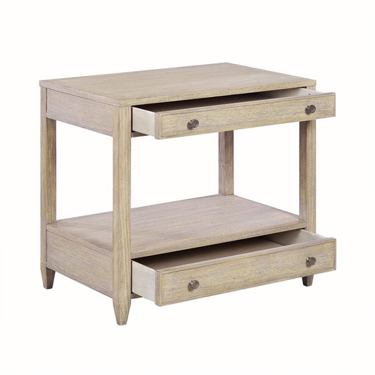 0974-05 - Weston Side Table - Wide - Rabbit Finish
