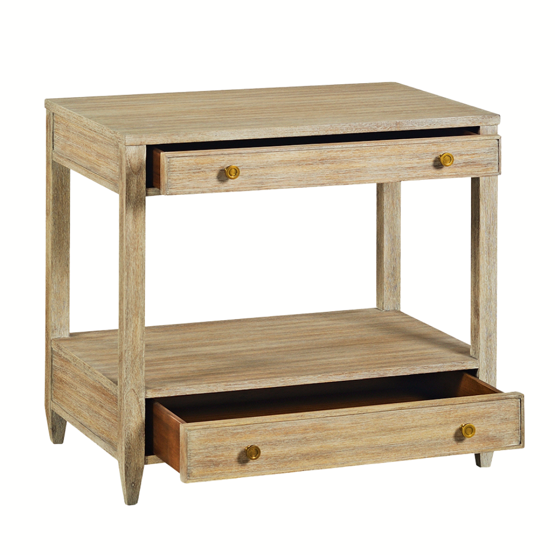0974-09 - Weston Side Table - Wide - Weathered Finish