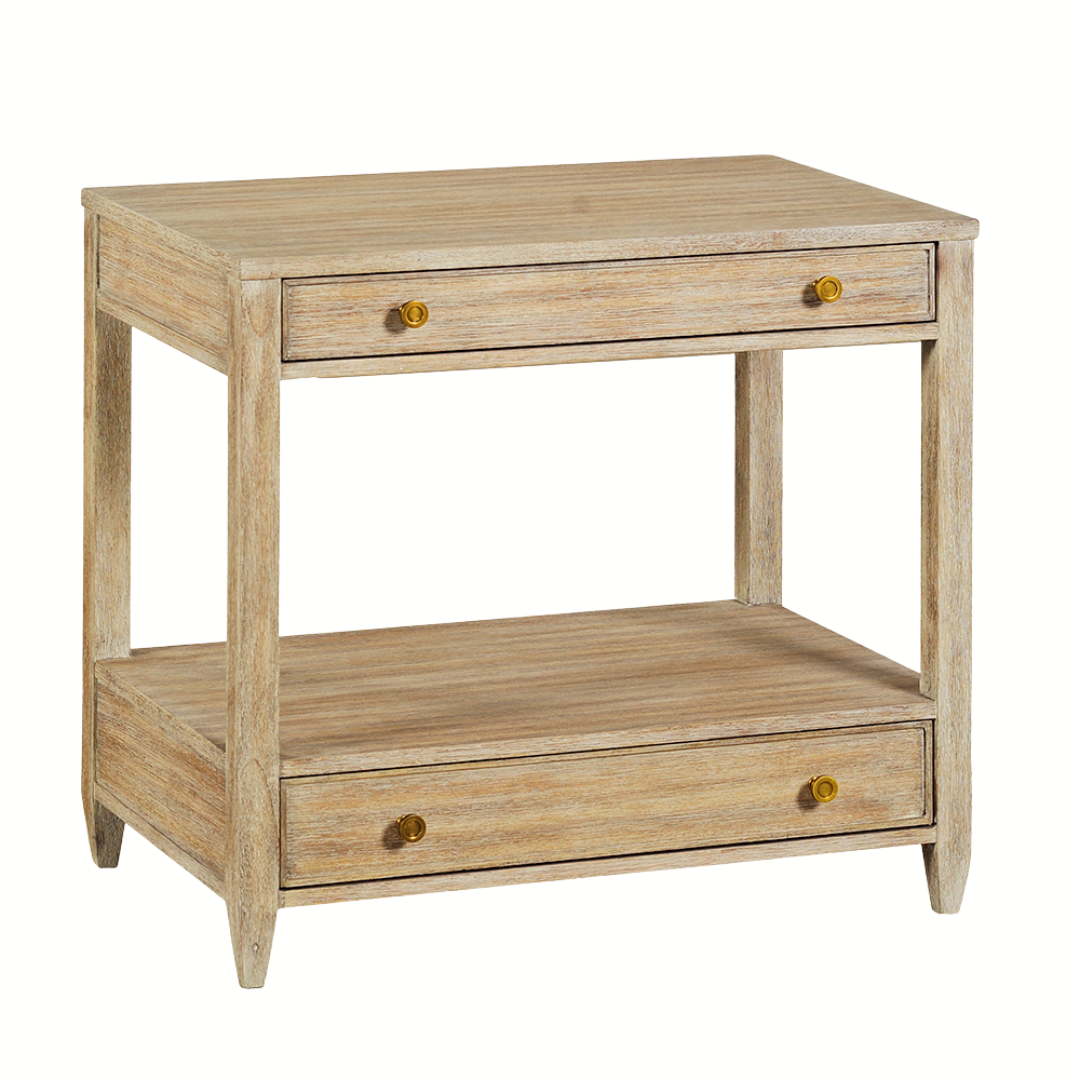 0974-09 - Weston Side Table - Wide - Weathered Finish