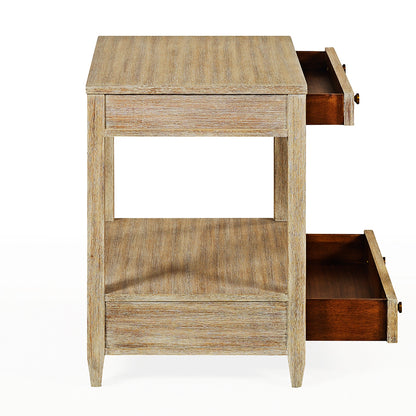 0974-09 - Weston Side Table - Wide - Weathered Finish
