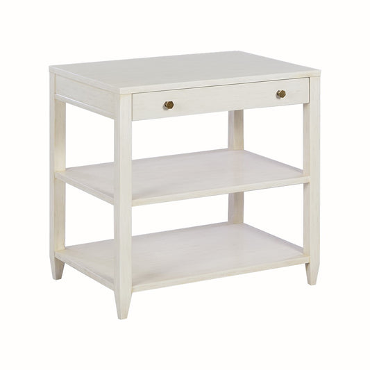 0975-02 - Wallace Side Table - Wide - Drift Finish