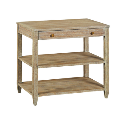 0975-09 - Wallace Side Table - Wide - Weathered Finish