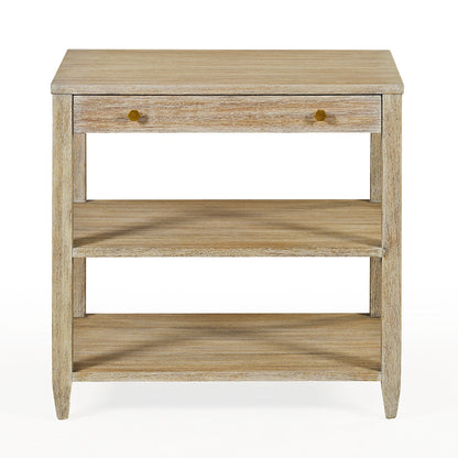 0975-09 - Wallace Side Table - Wide - Weathered Finish