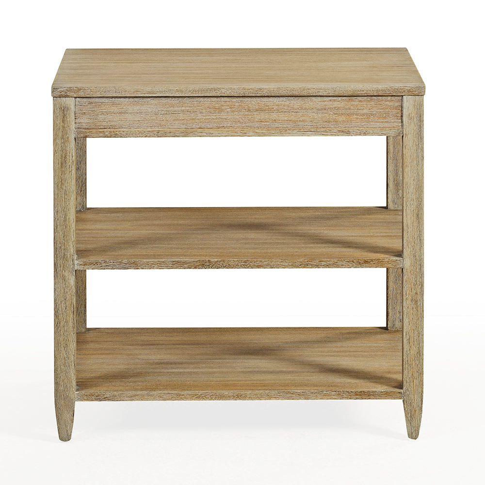 0975-09 - Wallace Side Table - Wide - Weathered Finish