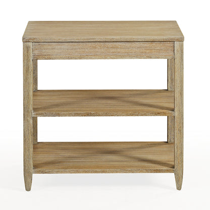 0975-09 - Wallace Side Table - Wide - Weathered Finish