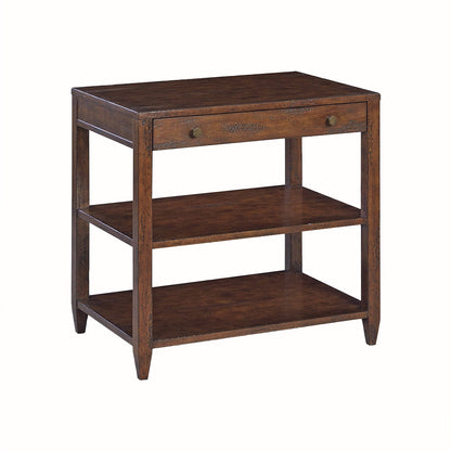 0975-20 - Wallace Side Table - Wide - Country Finish