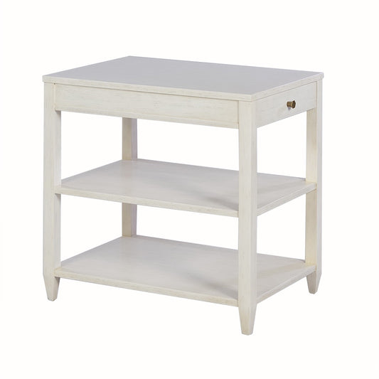 0976-02 - Wallace Side Table - Narrow- Drift Finish