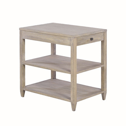 0976-05 - Wallace Side Table - Narrow- Rabbit Finish
