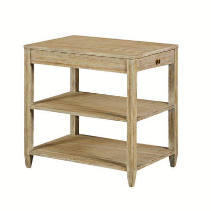 0976-09 - Wallace Side Table - Narrow- Weathered Finish