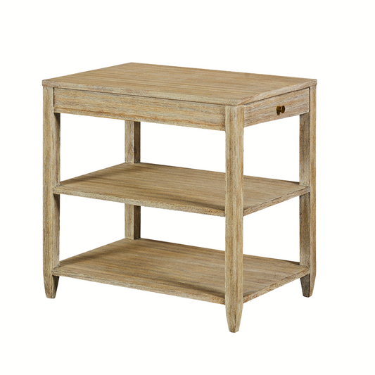 0976-09 - Wallace Side Table - Narrow- Weathered Finish