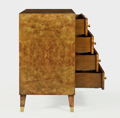 0985-22 - Beverly Chest- Rustic Burl Finish