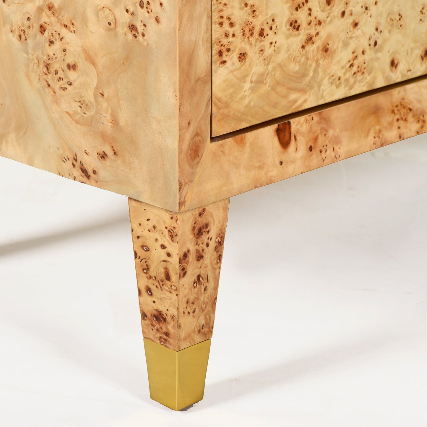 0986 -40 - Bruce Cabinet - Natural Burl Finish