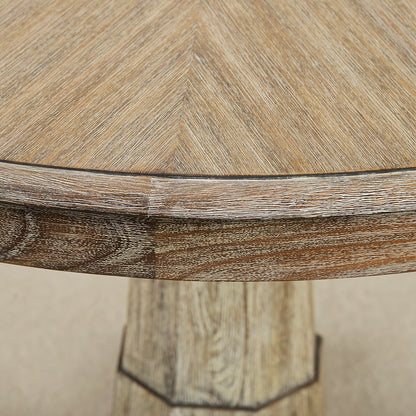 1000-09 - Lancaster Dining Table - Weathered Finish