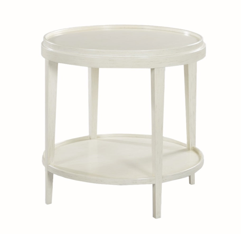 1028-02 - Liz Side Table - Small - Drift Finish