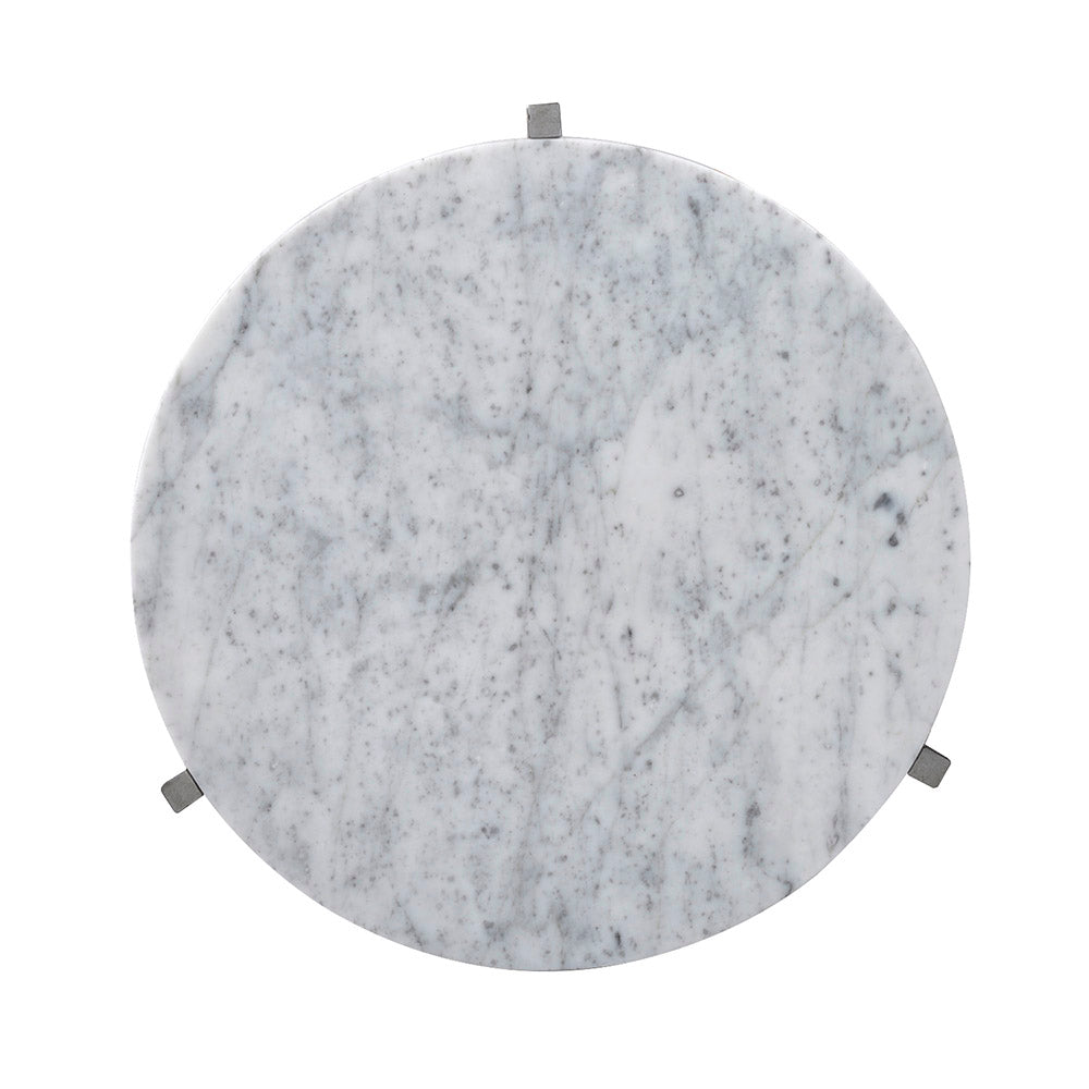 CARA SIDE TABLE SMALL - SILVER