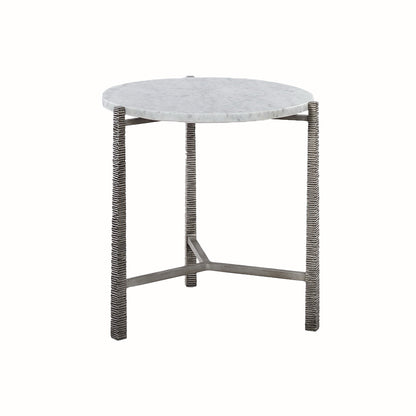 CARA SIDE TABLE SMALL - SILVER