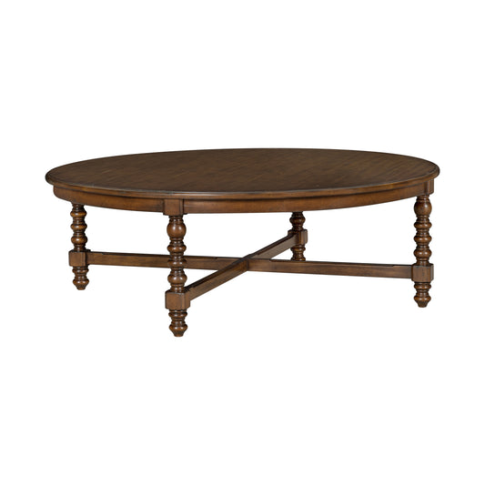 1049-20 - Mesa Coffee Table - Round - Country Finish