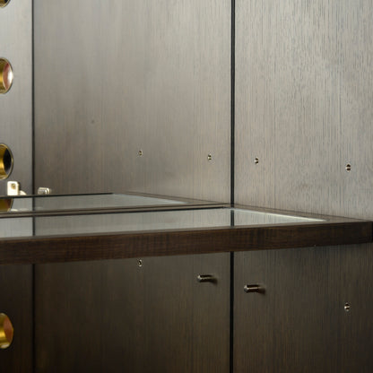 1105-26 - Kent Bar Cabinet - Midnight Finish