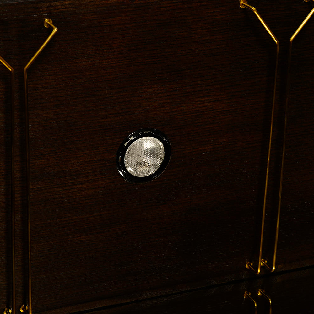 1105-26 - Kent Bar Cabinet - Midnight Finish