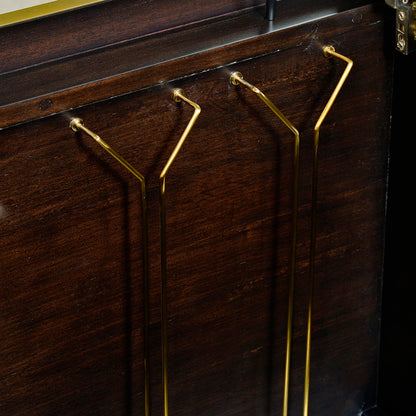 1105-26 - Kent Bar Cabinet - Midnight Finish