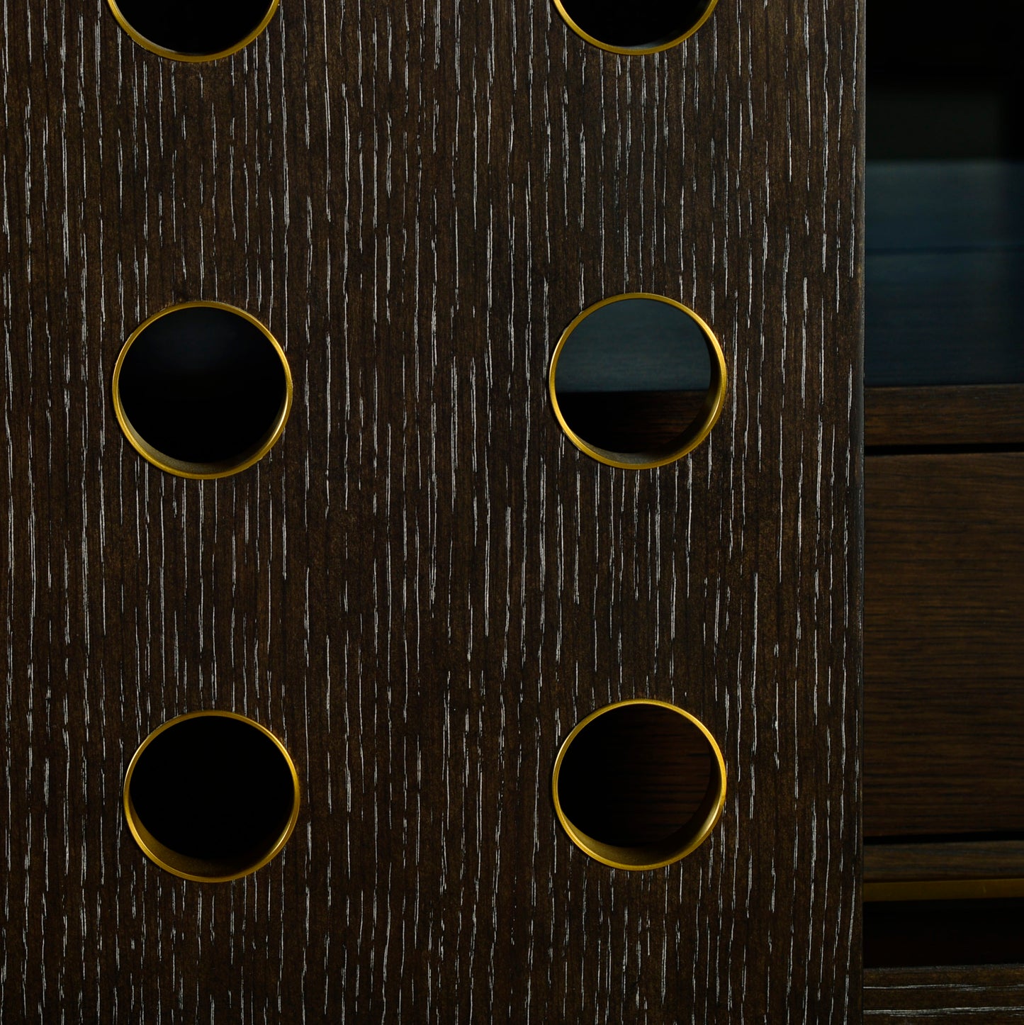 1105-26 - Kent Bar Cabinet - Midnight Finish