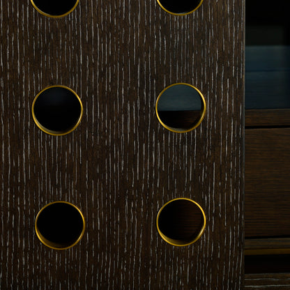 1105-26 - Kent Bar Cabinet - Midnight Finish