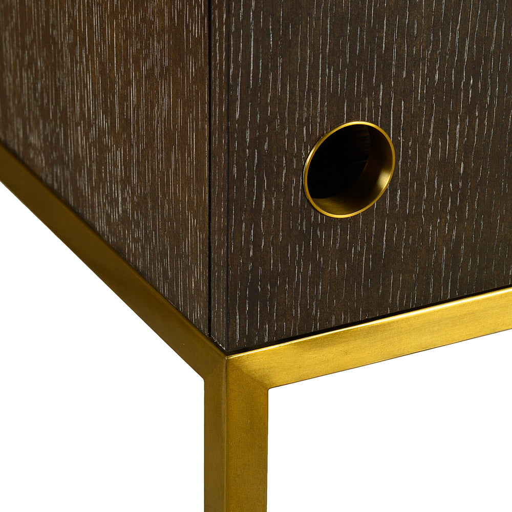1105-26 - Kent Bar Cabinet - Midnight Finish