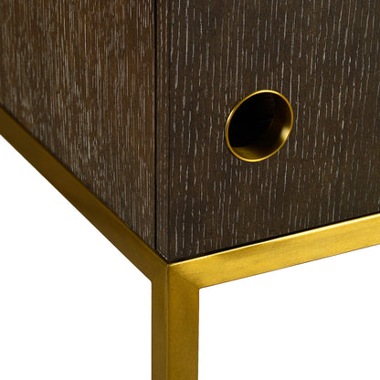 1105-26 - Kent Bar Cabinet - Midnight Finish