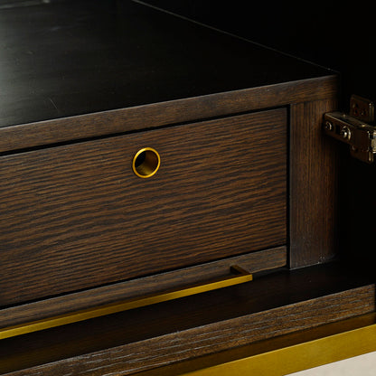 1105-26 - Kent Bar Cabinet - Midnight Finish