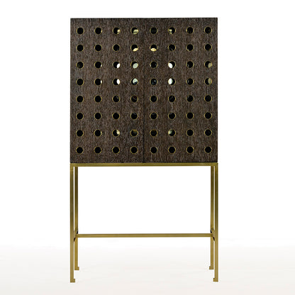 1105-26 - Kent Bar Cabinet - Midnight Finish