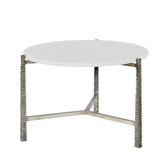 1116-08 - Cara Coffee Table - Small - Silver Finish