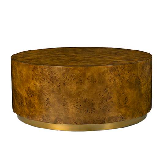 1225-22 - Regis Coffee Table - Rustic Burl Finish