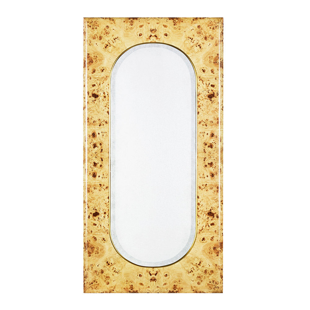 1234-40 - Portal Mirror - Natural Burl Finish