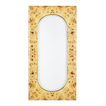 1234-40 - Portal Mirror - Natural Burl Finish