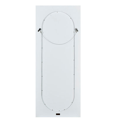 1235-28 - Portal Mirror - Egret Finish