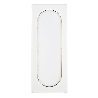 1235-28 - Portal Mirror - Egret Finish