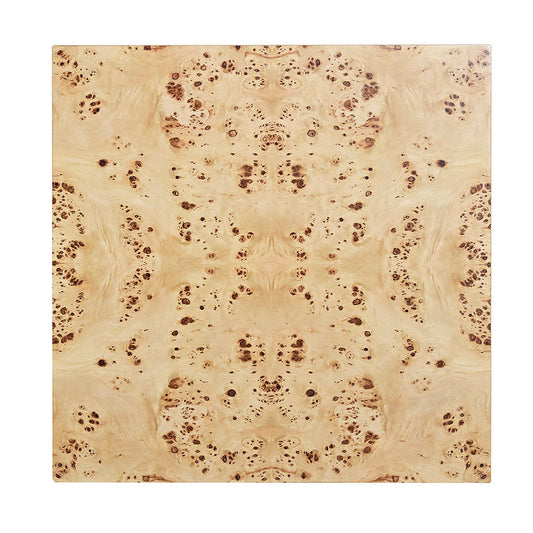 1296-40 - Arch Side Table - Natural Burl Finish