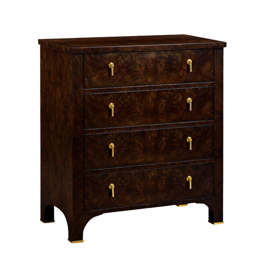 1351-50 - Hallmark Chest - Walnut Burl Finish