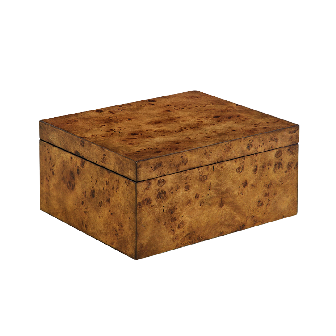 BURL BOX SMALL - RUSTIC BURL