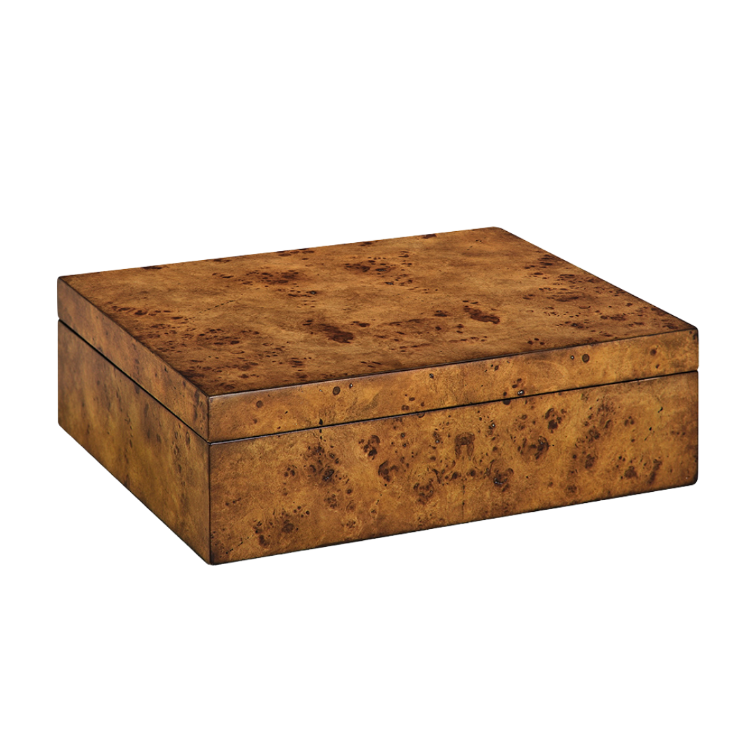 BURL BOX LARGE - RUSTIC BURL