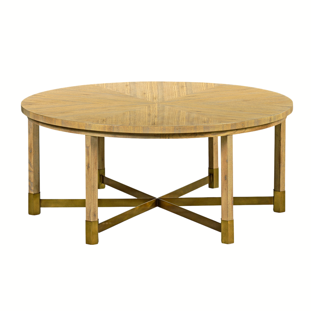 1399-11 - Clovis Coffee Table - Oatmeal Finish