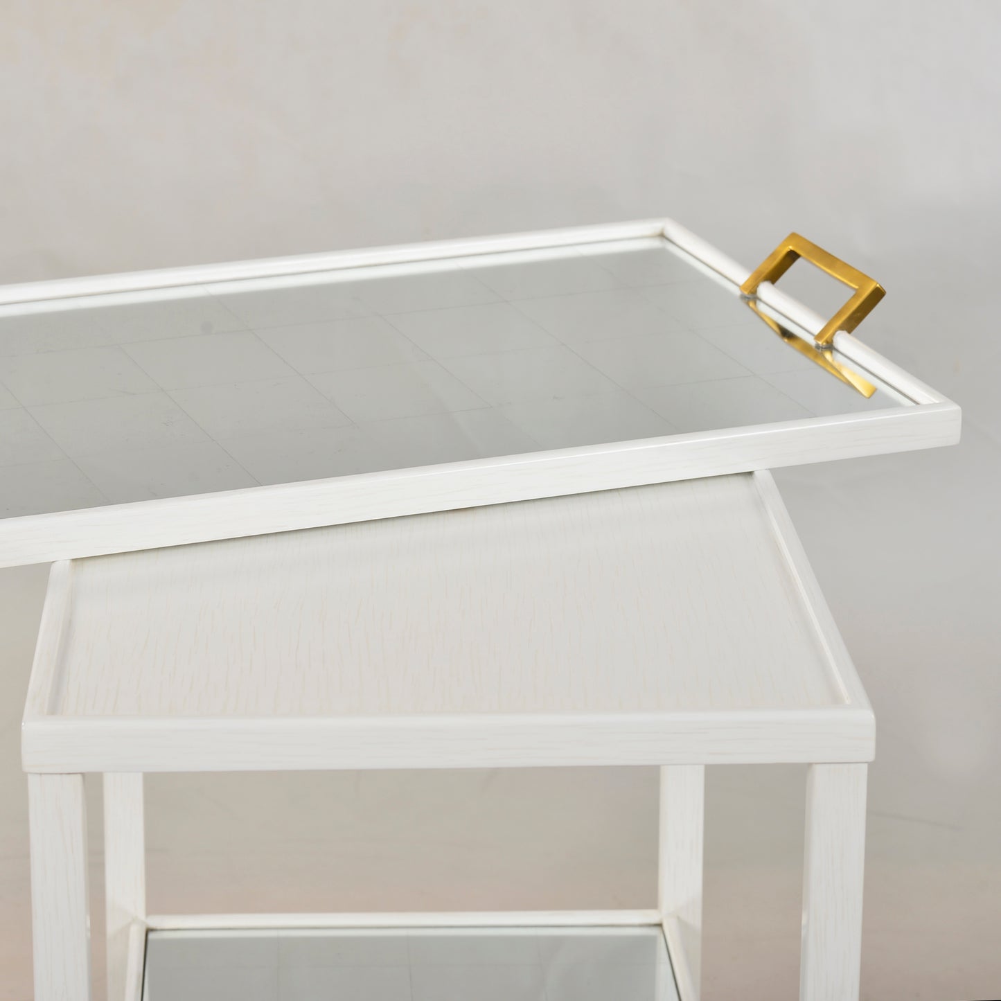 1405-02 - Alameda Serving Cart - Drift Finish
