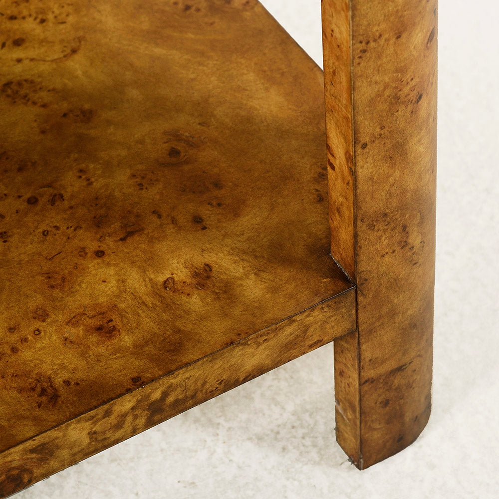 1407-22 - Cordova Side Table - Rustic Burl Finish