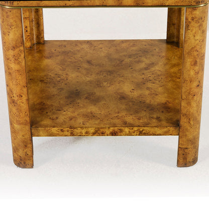 1407-22 - Cordova Side Table - Rustic Burl Finish