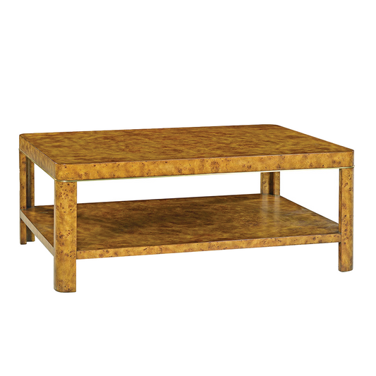1408-22 - Cordova Coffee Table - Rustic Burl Finish
