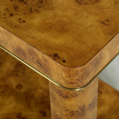 1409-22 - Cordova Console Table - Rustic Burl Finish
