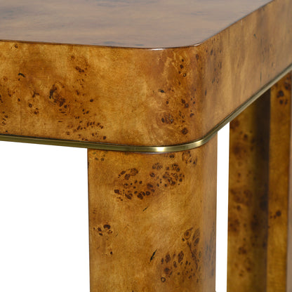 1409-22 - Cordova Console Table - Rustic Burl Finish