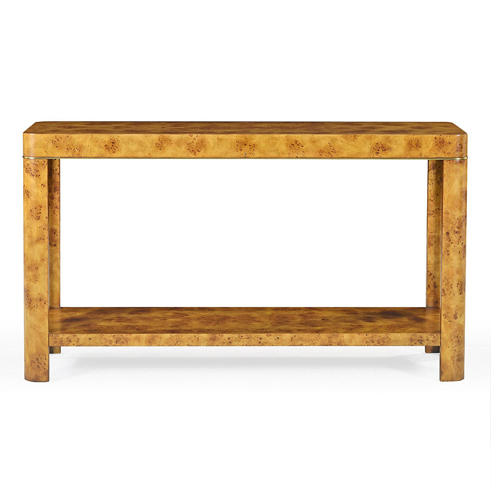 1409-22 - Cordova Console Table - Rustic Burl Finish