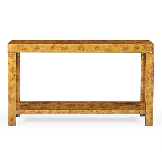 1409-22 - Cordova Console Table - Rustic Burl Finish